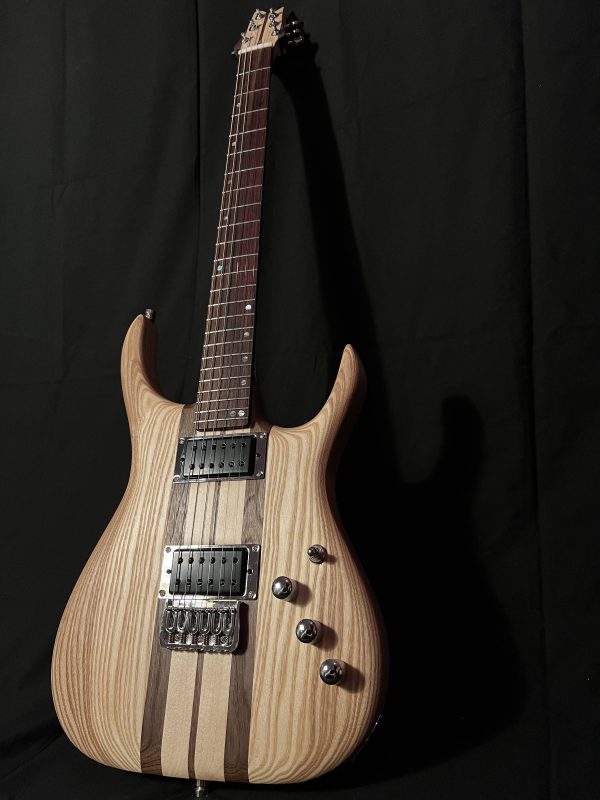 GB6T Electric Guitar - Walnut Maple Ash - Handmade - Satin - Image 10