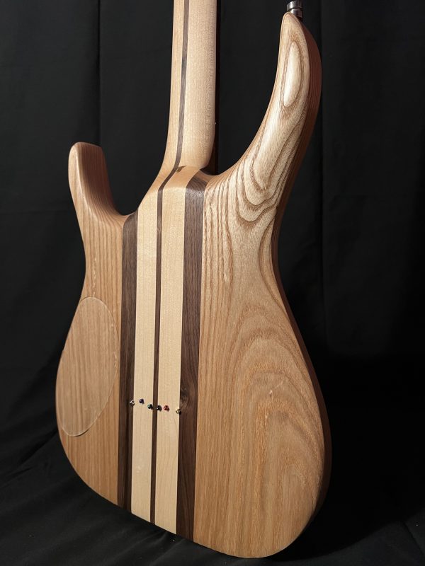 GB6T Electric Guitar - Walnut Maple Ash - Handmade - Satin - Image 2