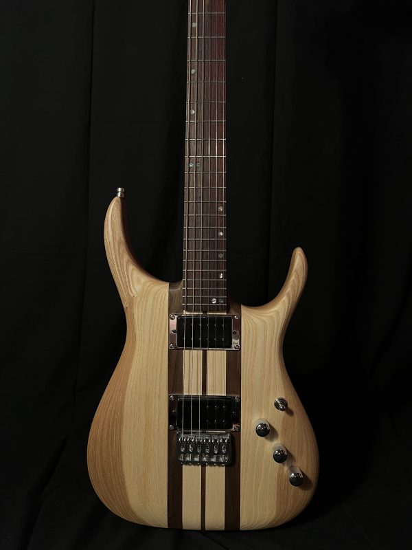 GB6T Electric Guitar - Walnut Maple Ash - Handmade - Satin