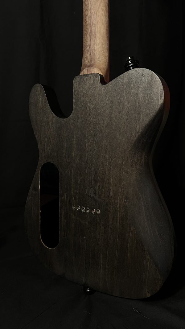 6 String T-Style Custom - Marbled Blue Burst - Image 5