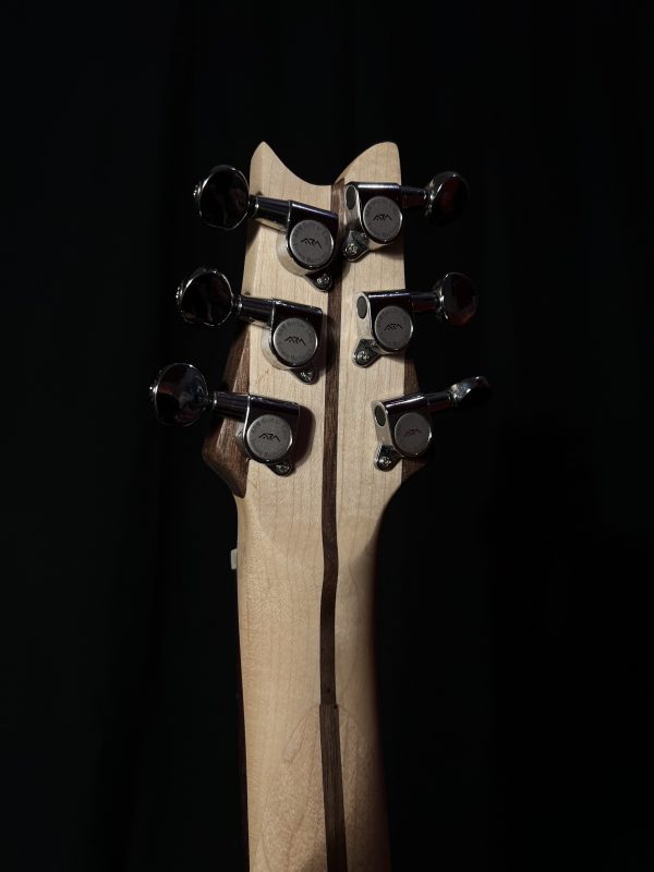 GB6T Electric Guitar - Walnut Maple Ash - Handmade - Satin - Image 6