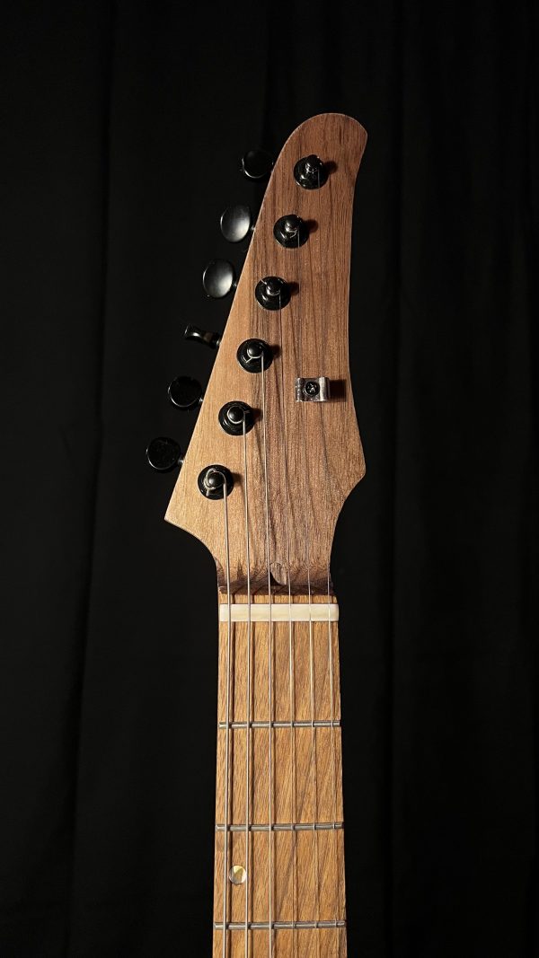 6 String T-Style Custom - Marbled Blue Burst - Image 4